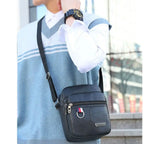 Fashion PU Leather Men's Bag Casual Waterproof Large Capacity Shoulder Messenger Bags Brown Black Handbag Multifunctional