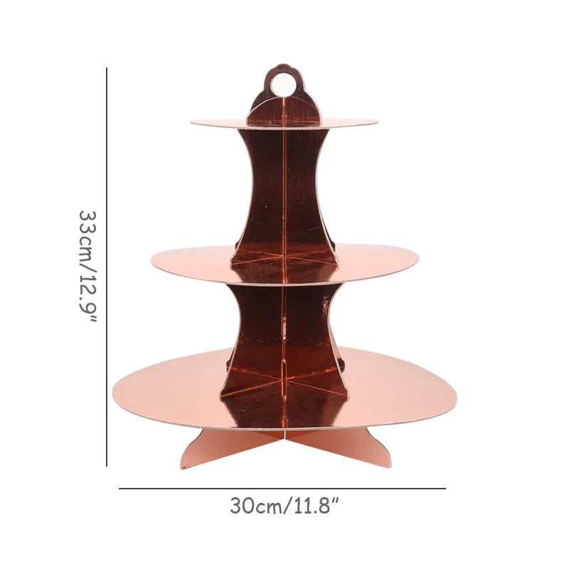 Rose Gold Disposable Tableware Diamond Pattern Paper Cups Plates Straws Table Decoration Wedding Birthday Party Supplies
