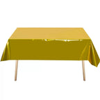 Gold Birthday Party Decorations Disposable Tableware Disposable Golden Plates Cups Kids Adult Wedding Bachelor Party Supplies