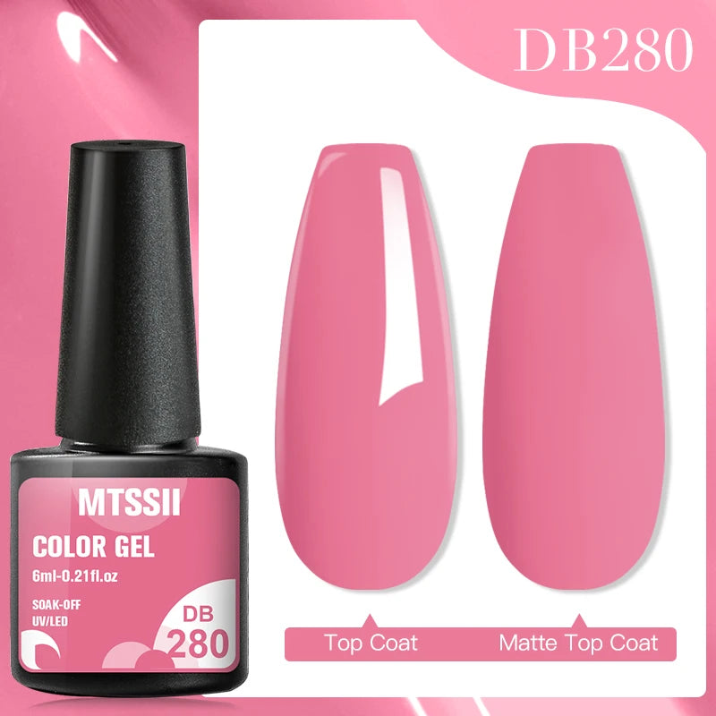 Mtssii 7ML Colorful Reflective Gel Nail Polish Glitter Sparkling Flash Glitter Gel Polish Semi Permanent Varnish Soak Off Nails