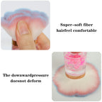 Nail Art Dust Brush for Nails Plastic Handle Powder Remove Soft Cleaning Nail Brush For Manicure Gel Nail Accessories Tool