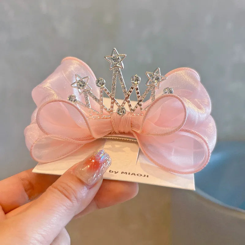 Dog Cat Accessories Pet Grooming for Puppy Cat Dog Hair Clip Crown Bow Pet Hairpins Dog Multicolor Cat Headwear Pet Accessories