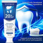 20% Hydroxyapatite Toothpaste for Deep Cleaning And Whitening Freshens Breath Gum Health Dental Plaque Removal