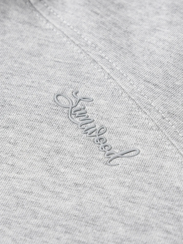 SIMWOOD 2026 Spring New Regular Fit 230gsm Breathable Sorona Fabric Long Sleeve T-shirts Men Half-zip Basic Tops