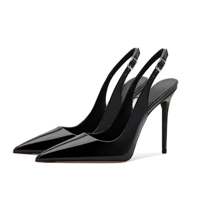 Sexy Super High Heels Women Shoes Pointed Toe Sandals 2025 Elegant Summer Slingback Pumps Shoes Trend Dress Mujer De Zapatillas