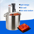 Commercial Hot Pot Sauce Frying Machine 110V 40L Automatic Food Mixer For Hotels Food & Beverage Factory Farms Restaurant Industrial Cooking Kettle Machine