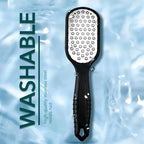 [Professional Foot File] Heavy-Duty Stainless Steel Pedicure Tool | Non-Slip Ergonomic Handle | Dead Skin Remover for Feet