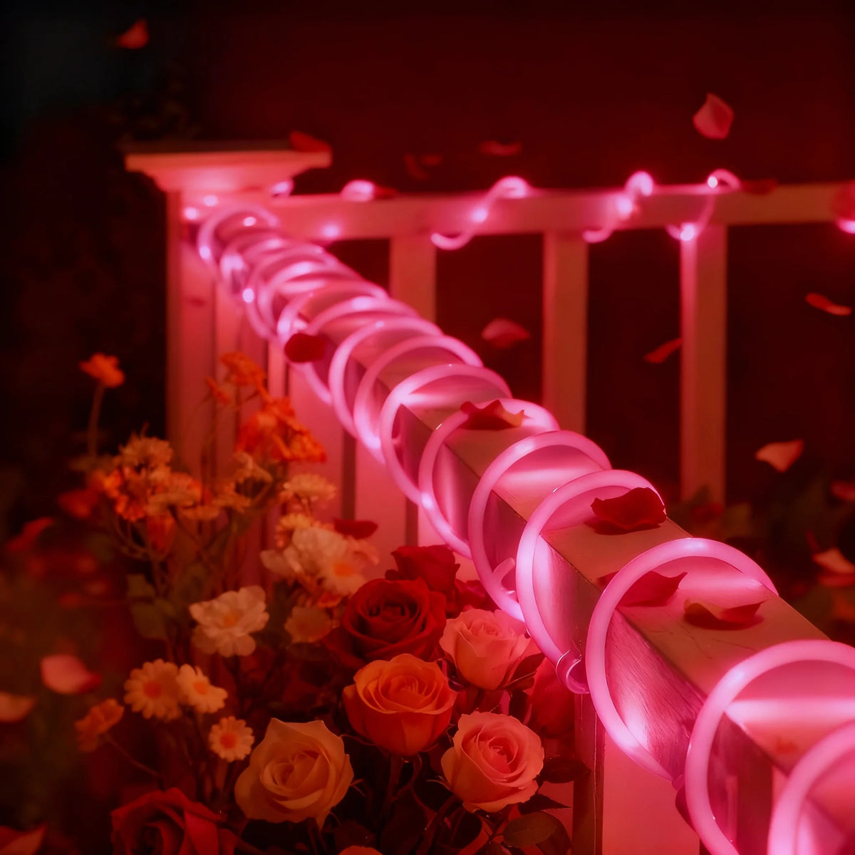 Solar Tube Rope String Lights Outdoor,22M/17M/12M/7M Solar Fairy Lights IP54 For Decor Outdoor Garden Deck Tree Yard Fence