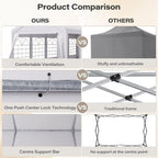 20x30 Party Tent, Heavy Duty Waterproof Canopy with Removable Sidewalls & Roll-Up Door, Large White Event Shelter, Customized