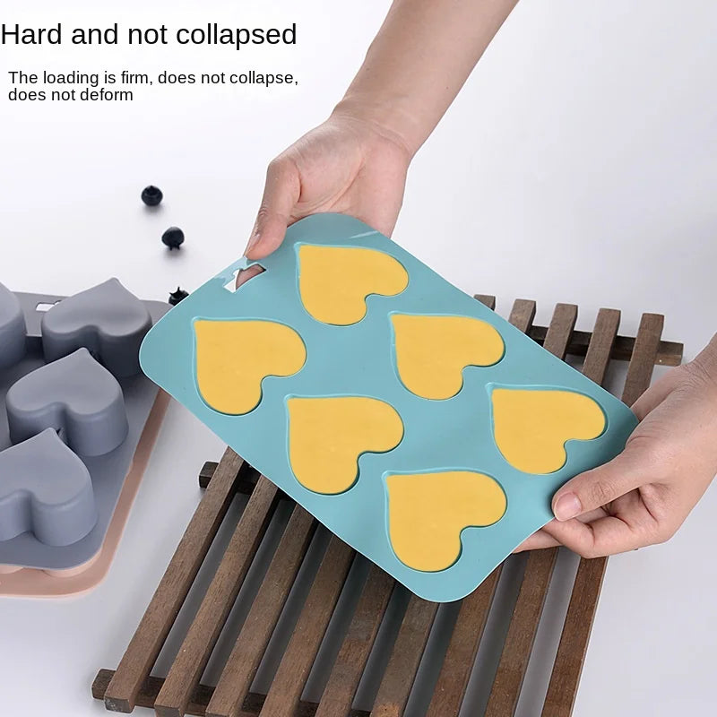 Spot silicone cake mold heart-shaped silicone maffin cup DIY handmade jelly pudding mold oven baking tool