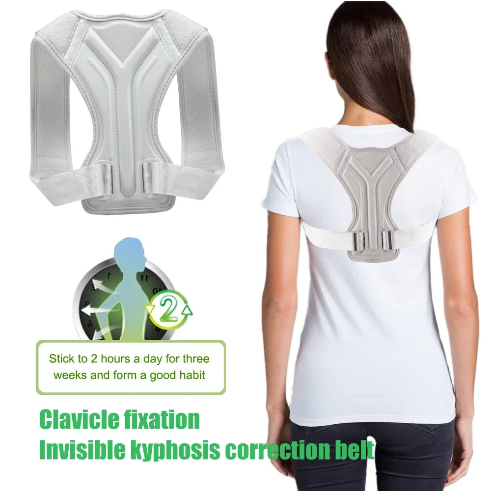 Back Posture Corrector Belt Brace Hunchback Corrector Adult Men and Women Sitting Posture Correction Belt Shoulder Straight Back