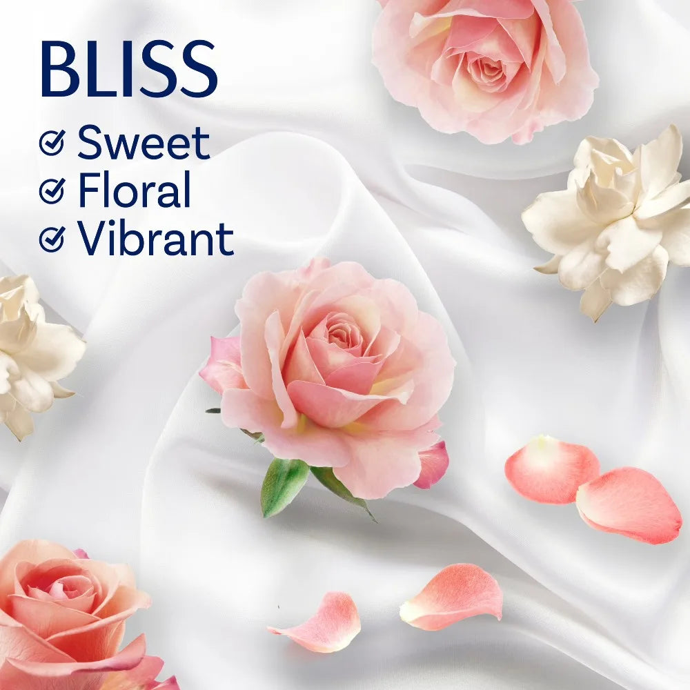 Luxury amber rose scented premium laundry dryer sheets | Offer long-lasting fabric freshness, smooth clothes and effectively eliminate static cling during drying cycles