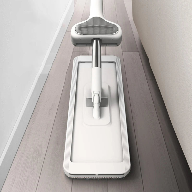 Mmagic Mop for Wash Floor Mop Cleaner Cleaning Flat Spin Mop Bucket Floor House Cleaning Easy Home Cleaning 360° Rotation With