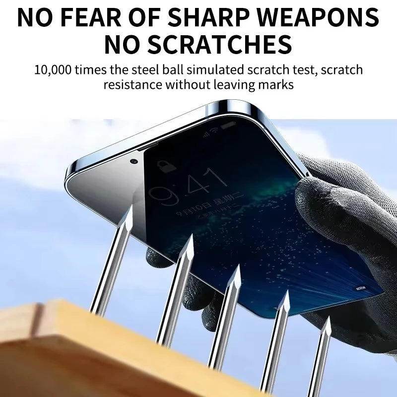 1-5PCS Full Cover Privacy Screen Protector For iPhone 17 Pro Max Air 16 17promax  iPhone17 Anti Spy Protective Tempered Glass