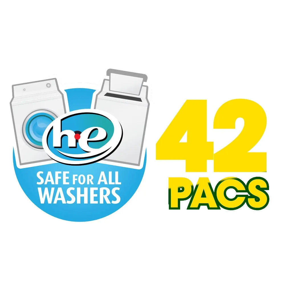 Household Favorite! | Large capacity | Premium Cleaning Laundry Detergent Pacs Pods Capsules Original Fresh Scent  Wash Efficient Stain Removal for All Machines