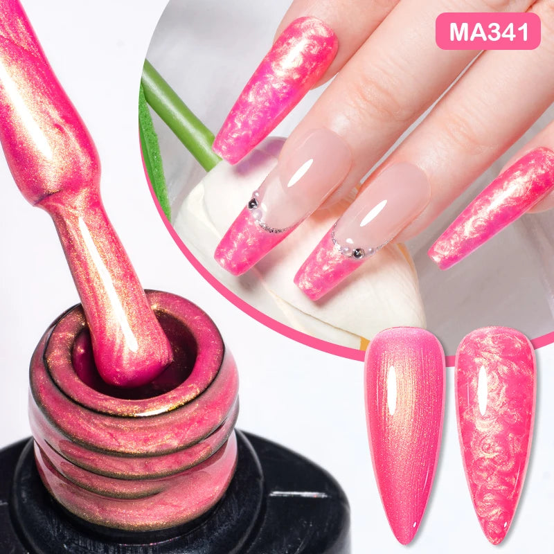 7ml Nude Rubber Base Gel, 68 Colors, DIY Nail Art Supplies Gel for Nails Design, UV LED Soak Off, Easy to Apply, Long Lasting