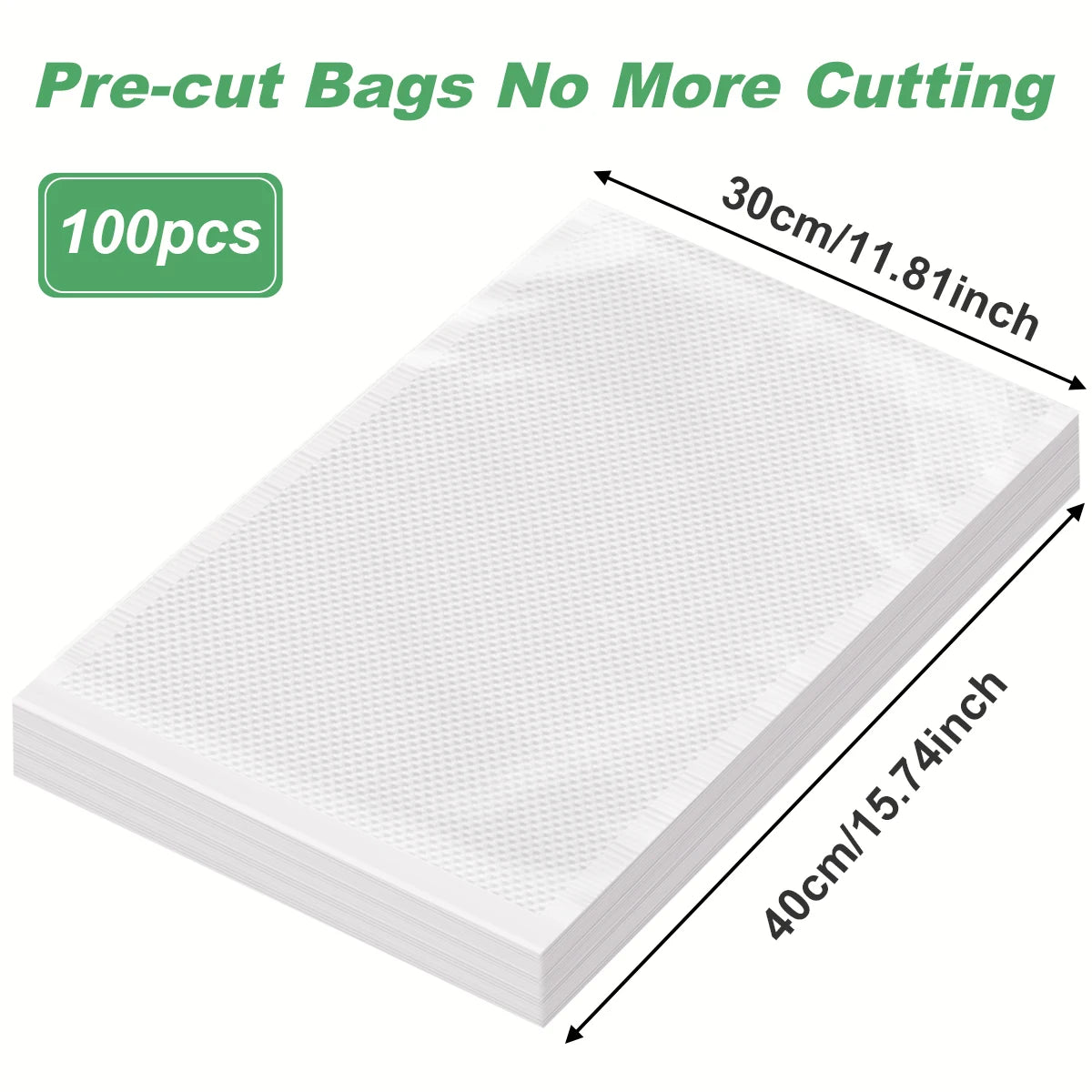 Vacuum Sealed Food Storage Bag Sealer, for Vacuum Preservation Machine, Food Packaging, Freshness Preservation for Kitchen