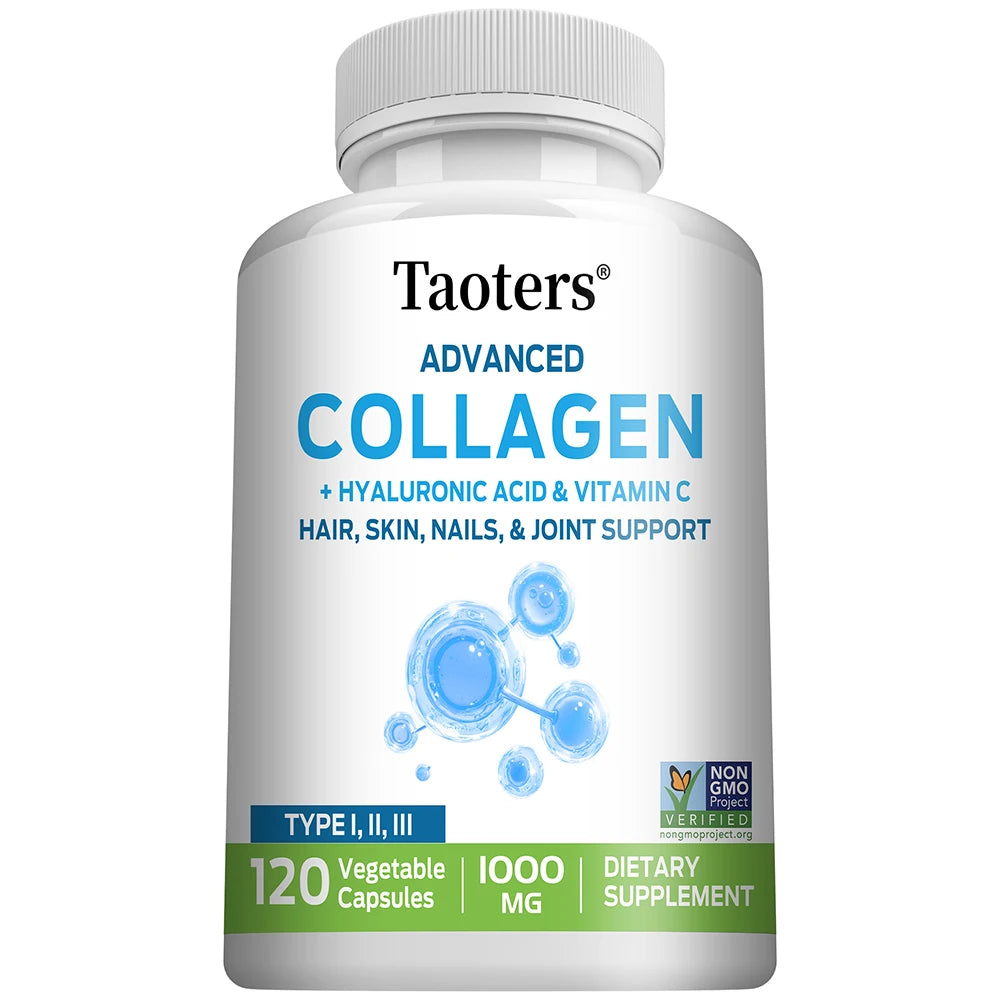 Multi Collagen Supplement - Vitamin C Whitening Skin Care Anti-aging Biotin Type I II III VX Hydrolyzed Collagen Supplement