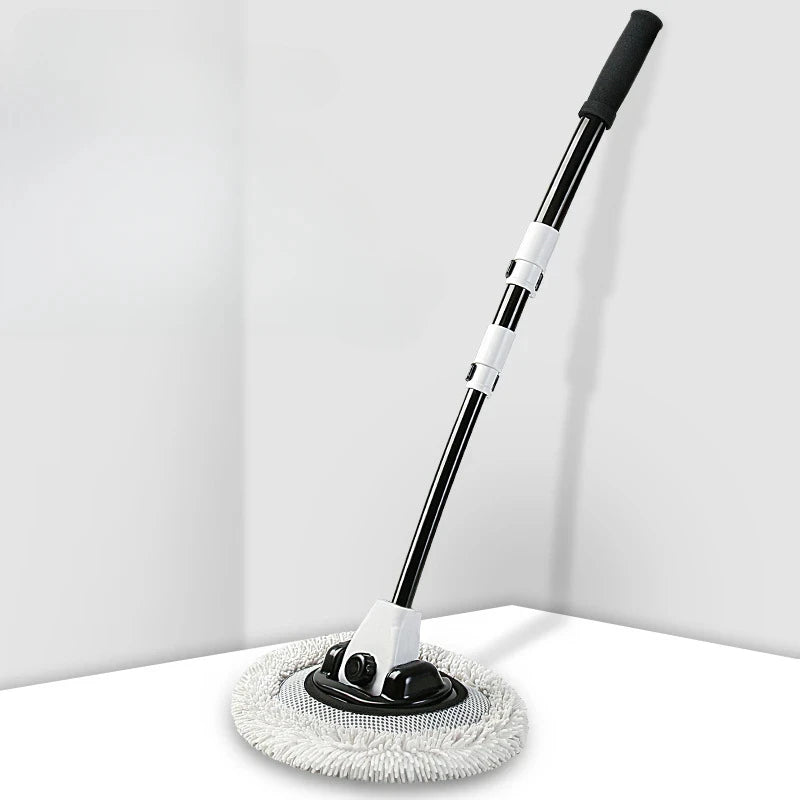 Car Wash Brush Car Cleaning Brush Telescoping Long Handle Mop Soft Hair Chenille Broom Universal Window Wash Auto Accessories