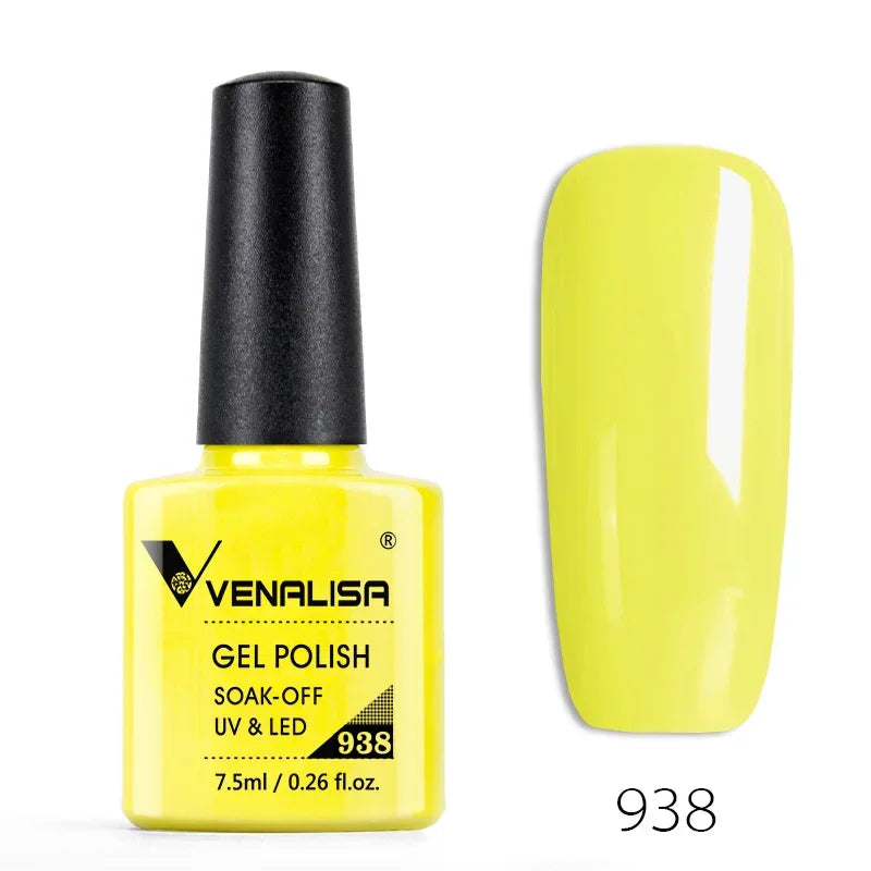 Venalisa Neon Gel Polish Varnishes Hybrid Nails For Manicure 7.5ml Semi Permanent Soak off Enamel Gel Polish UV Nail Gel Polish