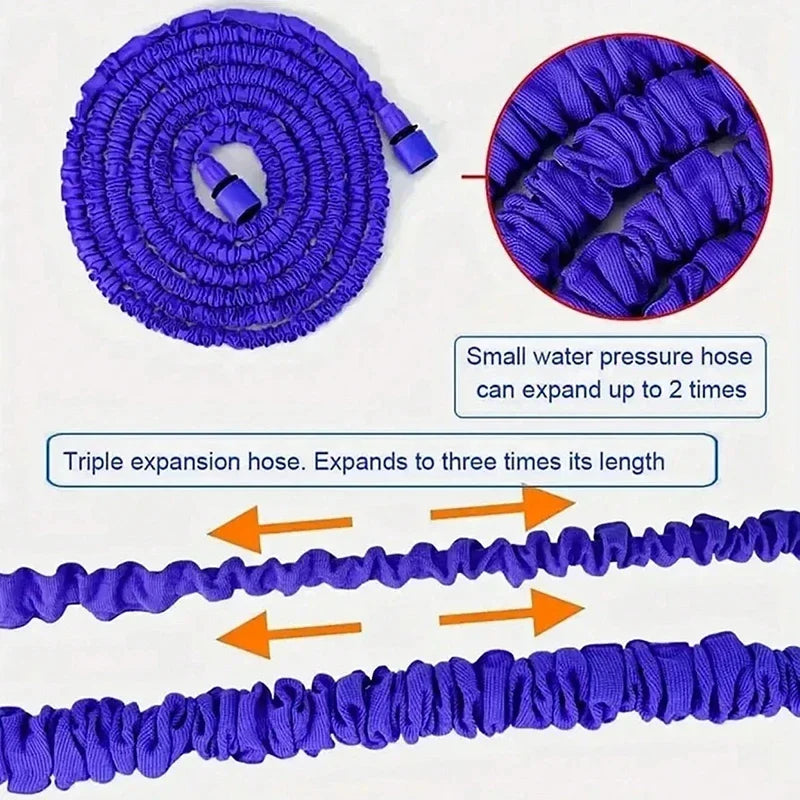Garden Rinse High Pressure Car Wash Hose Expandable Magic Hose Home Garden Watering Hose Multifunctional Gardening Cleaning Spra