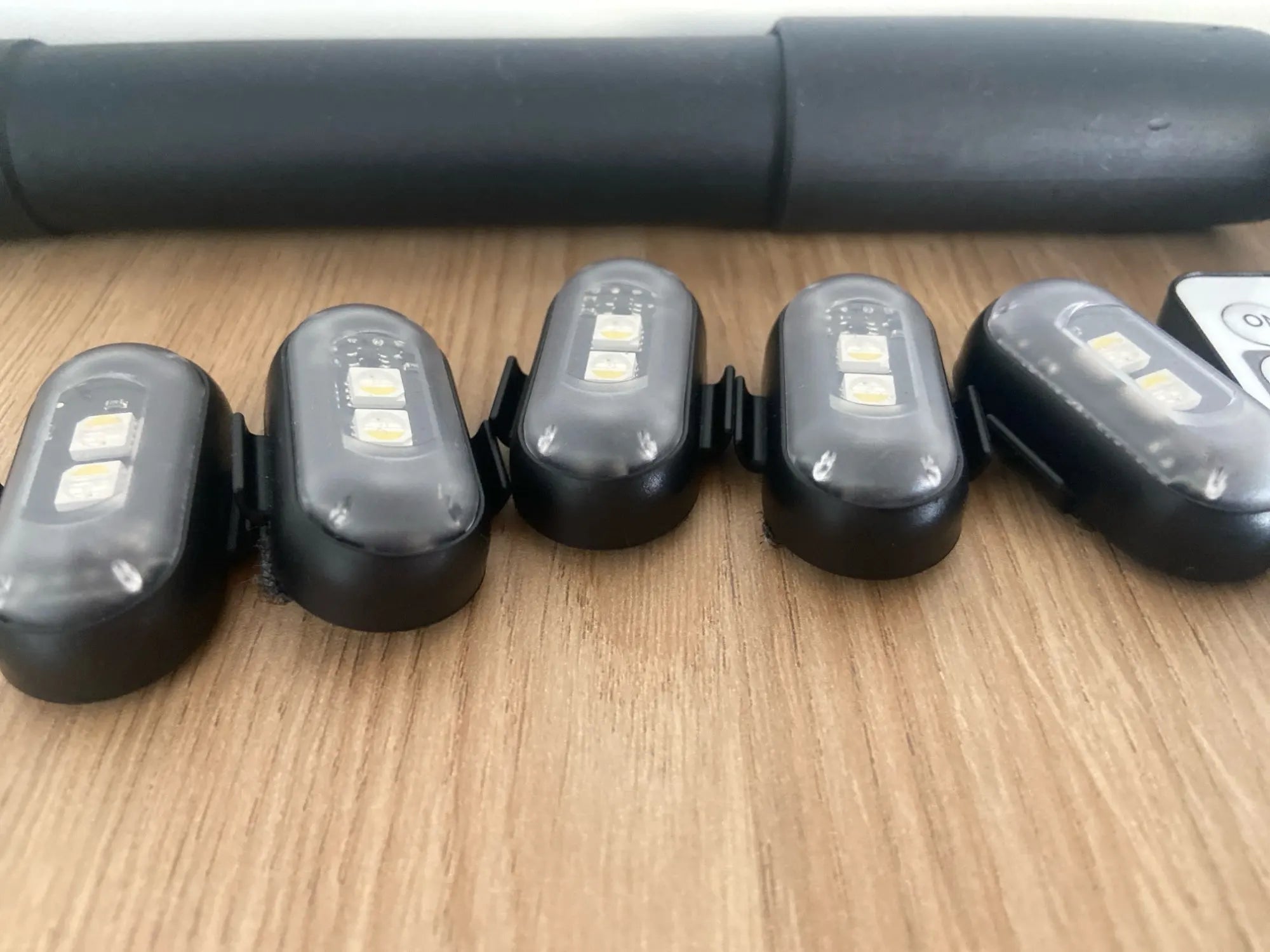 Wireless Car Atmosphere Light LED Strobe Lights Warning Lights RGB Led Aircraft Strobe Lights Car Motorcycle LED Lamp
