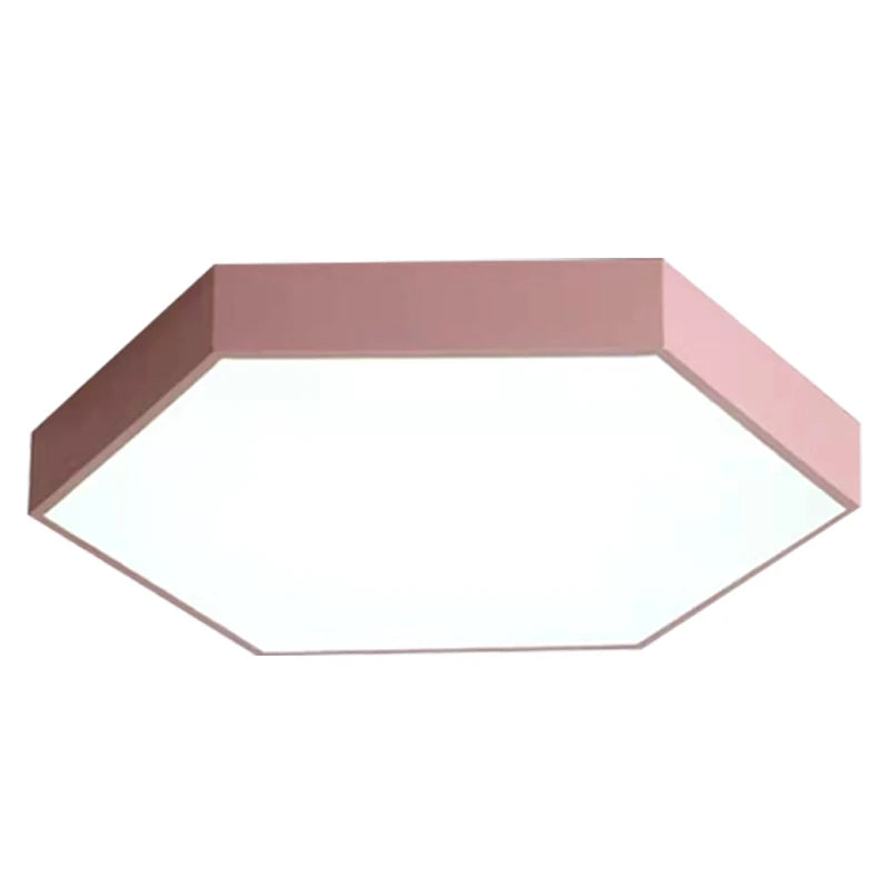 ADELIER Modern LED Ceiling Lights Macaron Hexagonal Ceiling lamp Study Living room Bedroom Living Room Lighting