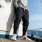 FGKKS Men Pants Brand New Chinese Style Man Jogging Straight Cotton Sweats pants Quality Male Trousers
