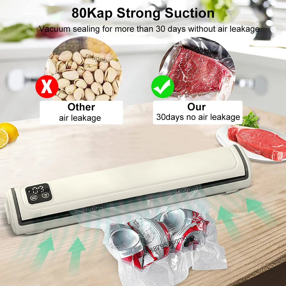 Vacuum Packing Machine for Food Small Automatic Vacuum Sealer Packaging Plastic Bags Sealer Plastic Sealers Food Vacuum Sealing