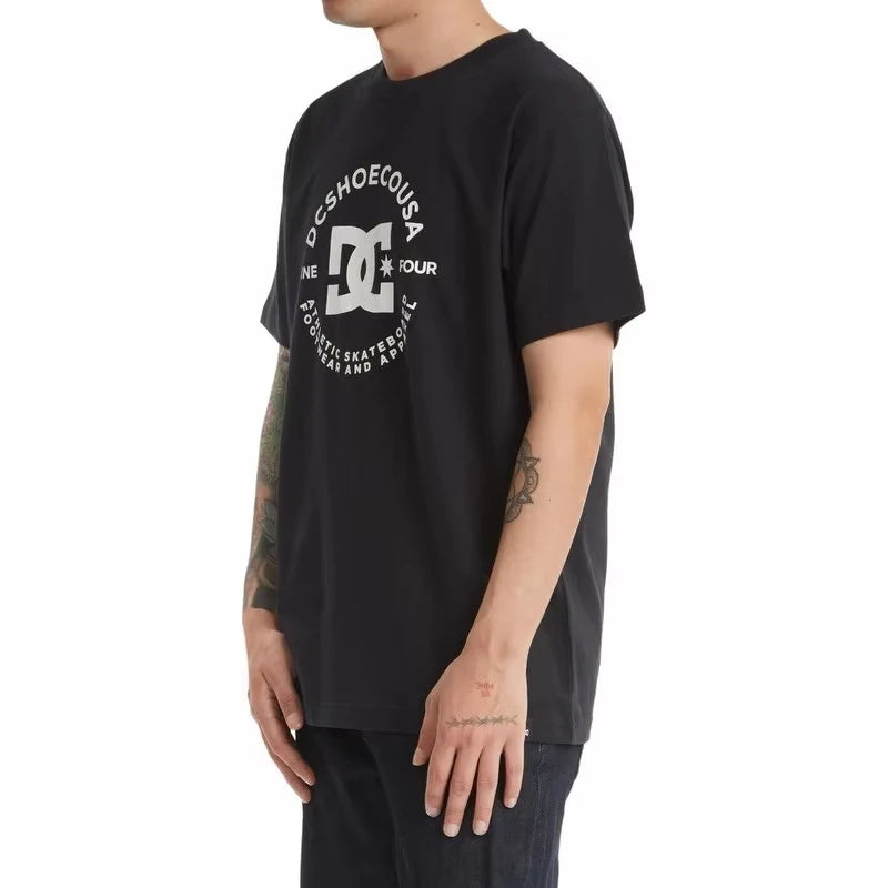 Luxury Trend 2026 New Summer Summer Fitness High-quality Printed Pure Cotton Men's and Women's Street Sports Fashion T-shirt