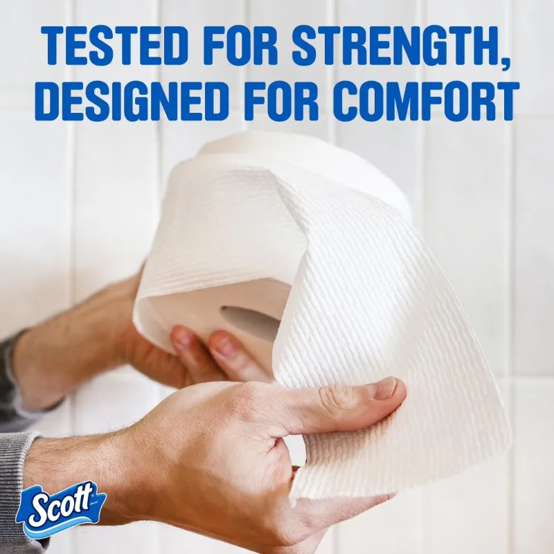 Scott ComfortPlus Toilet Paper, 12 Double Rolls