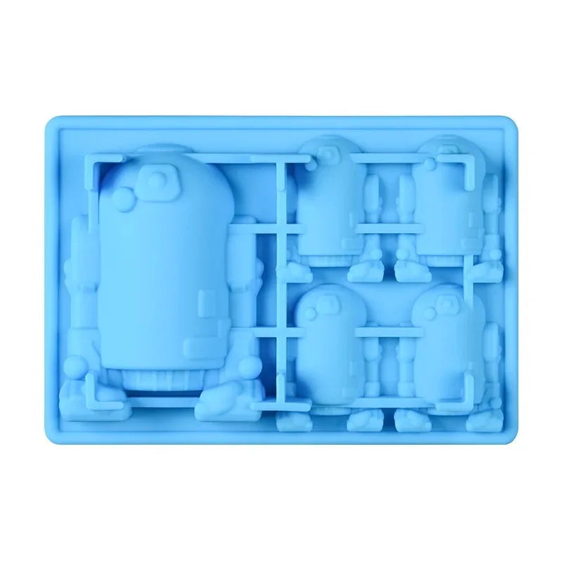 3D Cartoon Silicone Mold for Baking Chocolates Gummy Candy Jello Ice Cube Soaps Gypsum Form Plaster Mould for War Fans