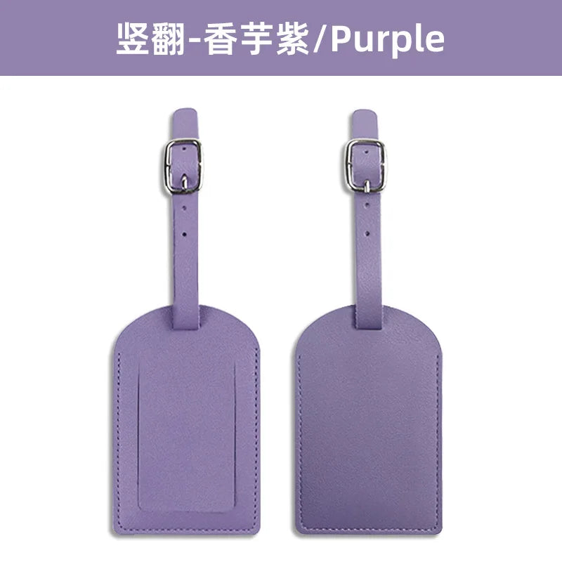 Travel Engrave Initials Luxury Luggage Tag Holiday Business Trip Suitcase Label Handbag Charm Custom Name Wholesale Wedding Gift