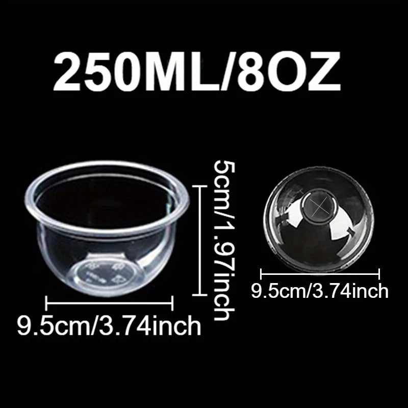 50PCS Disposable U-shaped Cup Party Gathering Birthday Meeting Disposable U-shaped Plastic Cups Meeting Weddings  Party