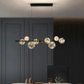 Modern Restaurant LED Chandelier Gold/Black Living Room Kitchen Luxury Interior Lighting Room Decoration Nordic Lamps