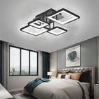 Modern Living Room Acrylic Led Ceiling Lamp Bulb 220v Black Bedroom Study Ceiling Light Home Dining Room Lighting Lustre Fixture
