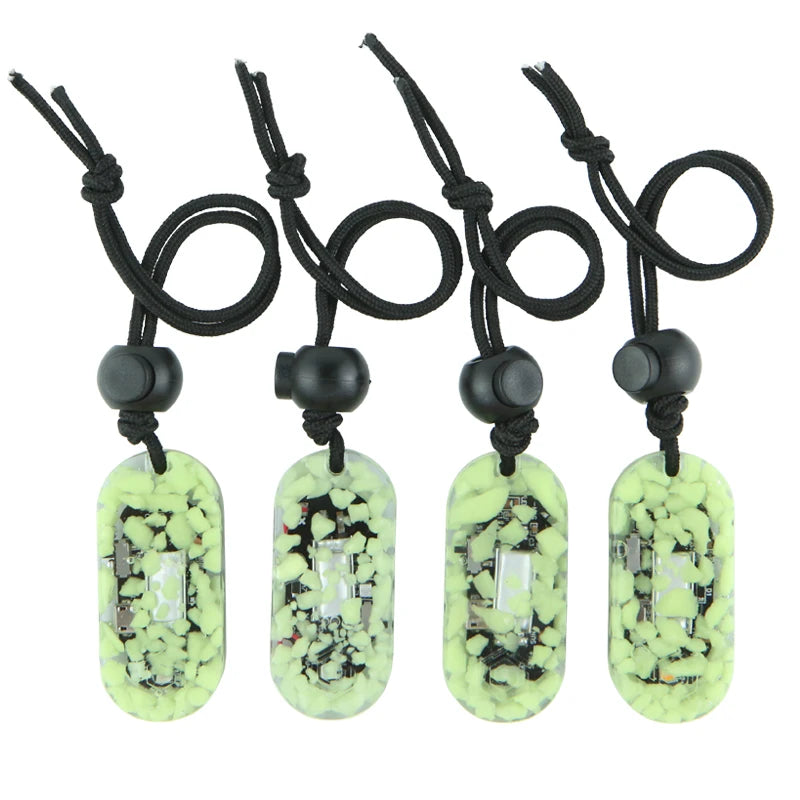 Solar Energy Luminous Signal Lamp Night Diving High-brightness Sunlight Charging Outdoor Rescue With Lanyard DIY Decoration