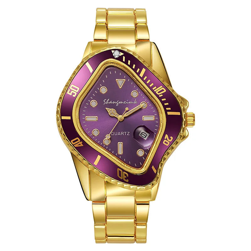 New Fashion Men Luxury Casual Quartz Watch Mens Famous Business Stainless Steel Watches For Gifts Relogio Masculino Male Clock
