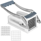 French Fry Cutter Multifunct Vegetable Fruit Chipper Stainless Steel Potato Chipper with 25/49 Holes Blades Kitchen Tools