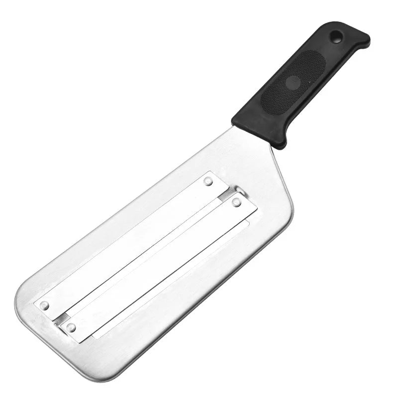 1pc, Cabbage Kitchen Knife, Cabbage Hand Chopper, Metal Sauerkraut Knife, Double Slice Planer, Vegetable Knife, Slice Knife