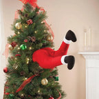 1× Christmas Tree Decoration Santa Claus Elf Legs Christmas Decoration Home Hanging Decoration Door Decoration Christmas Pendant