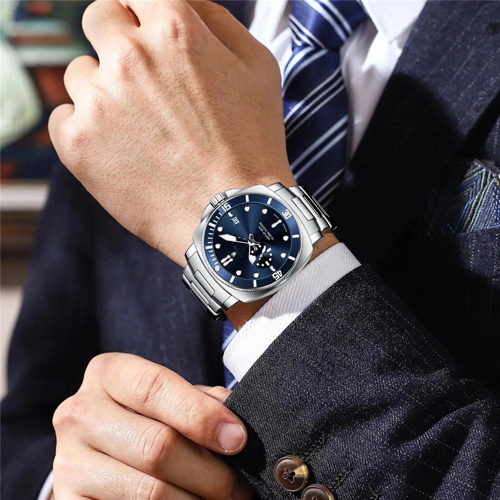 New Gifts Clock Red Watch Man Unique Digital Small Dial Fashion Quartz Wristwatches Mens Automatic Watches Men Cadeau Homme 2026