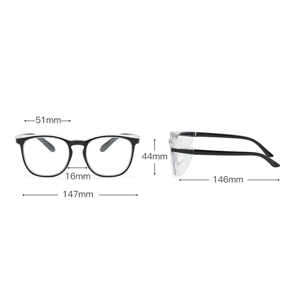 Glasses Anti Fog Goggles Protective Eyewear Blue Light Blocking Anti Dust UV Protection Glasses For Men Women Worker