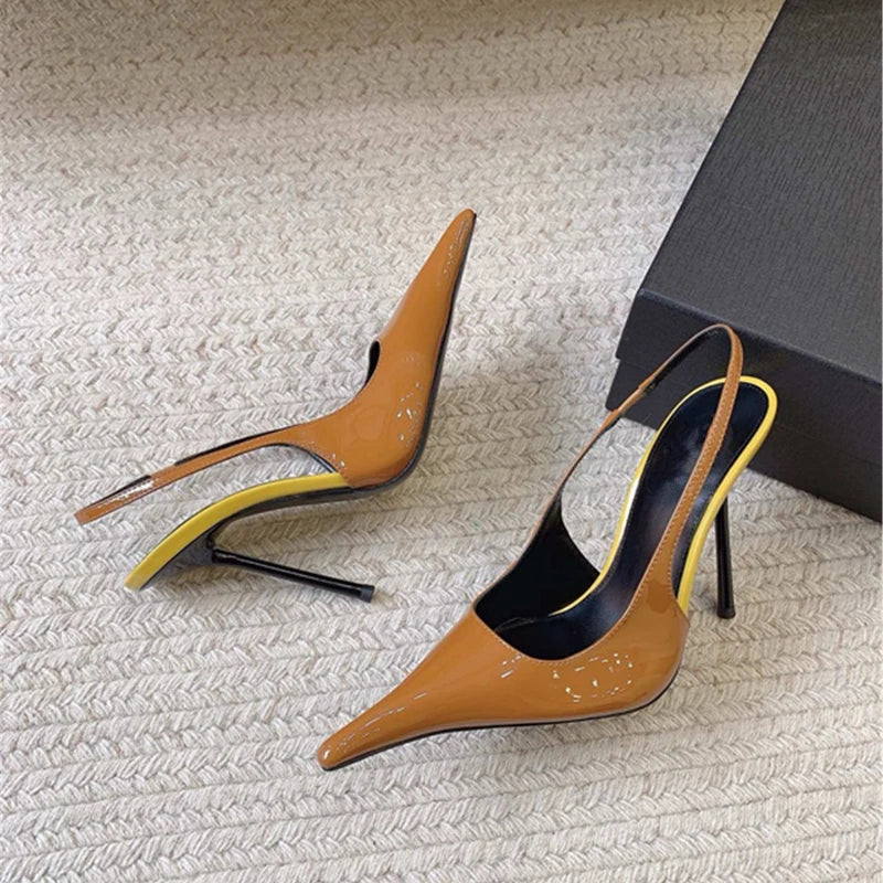Summer Sandals European American Women High Heeled Shoes Woman's Strange Heels Stiletto Sexy Ladies Shallow Wedding Dance Pumps