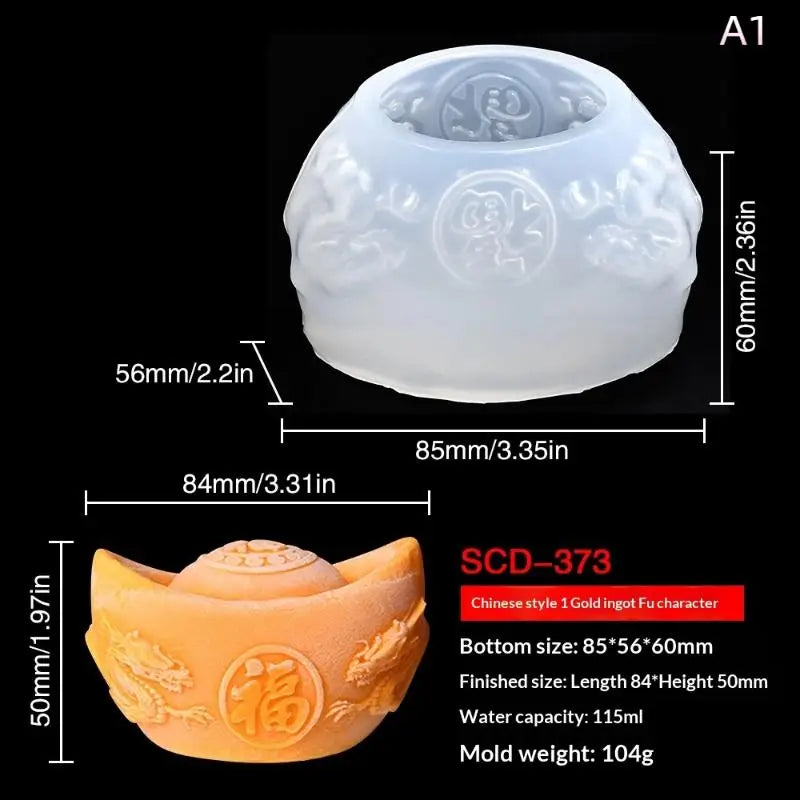 Milk Jelly Silicone Cake Mold 3D Pudding Lion Dance Pig Silicone Mould Home Baking Dessert Decoration Accessories