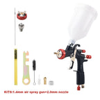 AEROPRO LVLP Spray Gun A610/R500 Home Professional Airbrush For Car Pneumatic Automotive Paint Gun Kit 1.3 1.4 1.5 1.7 2.0 2.5mm