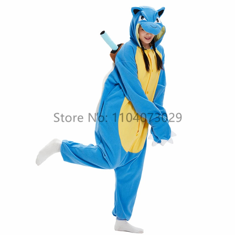 Onesieshow Animal Kigurumi Pyjamas Halloween Onesies Adult Cartoon Turtle Pajama Cosplay Party Costume Women Homewear