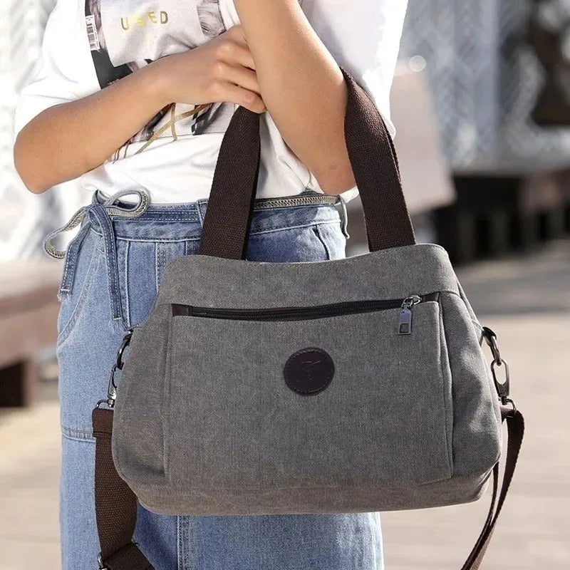 Women's Canvas Bag Handbags Shoulder Bags Messenger Bags Crossbody Bags Tote Large Capacity Work Bags bags for women