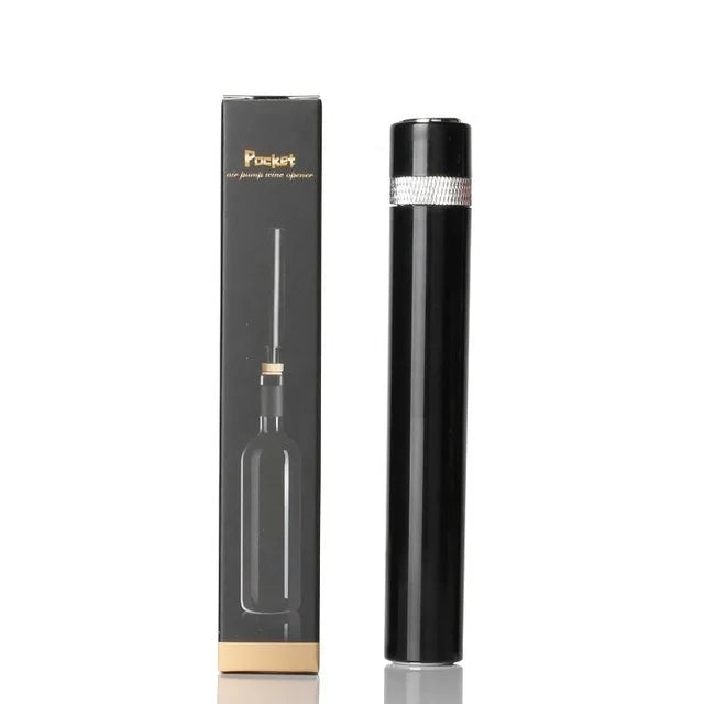 Portable Wine Bottle Opener, Air Pump Stainless Steel Pin Jar Cork Remover Corkscrew Kitchen Bar Accessories Gfit Opening Tools
