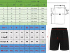2026 hot men's two-piece sportswear short sleeved T-shirt and summer running fitness sportswear quick-drying